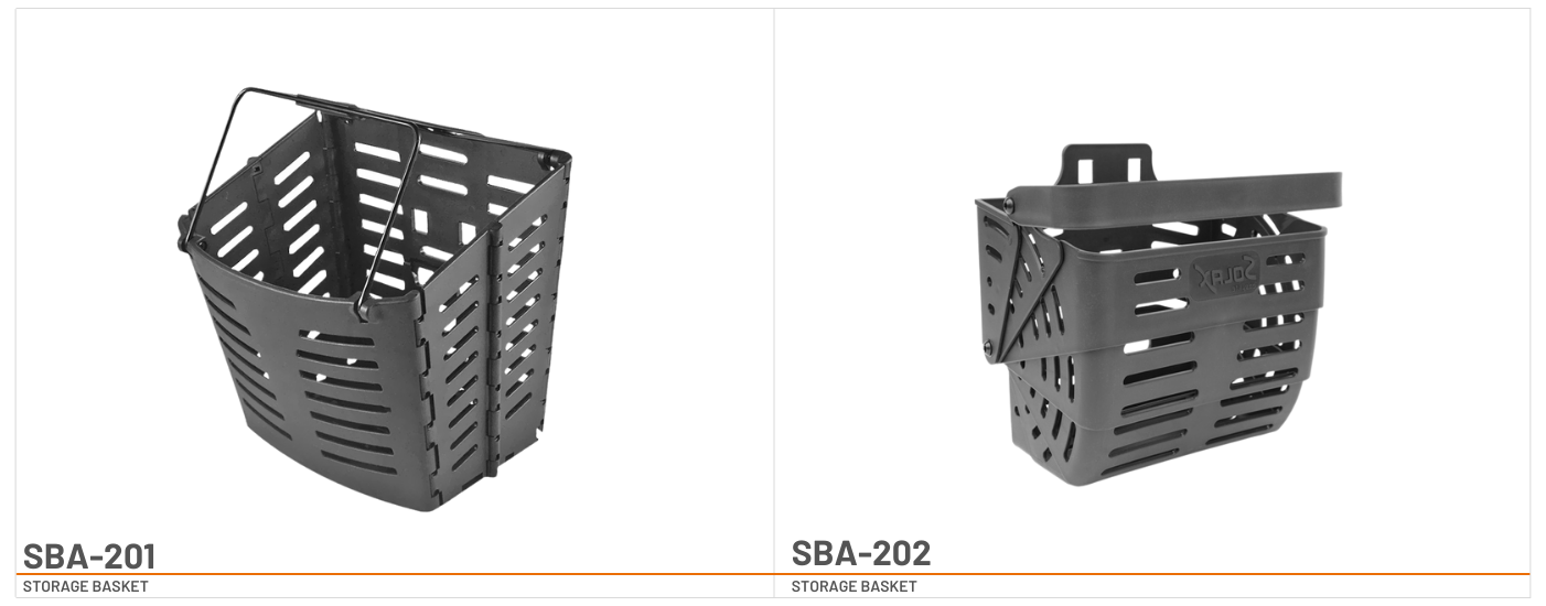 用于代步车的 Solax 储物篮。