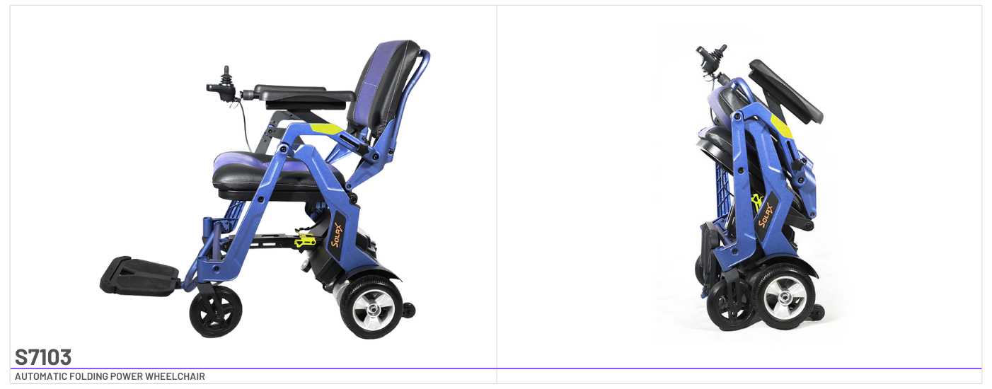 Solax S7103 自动折叠电动轮椅
